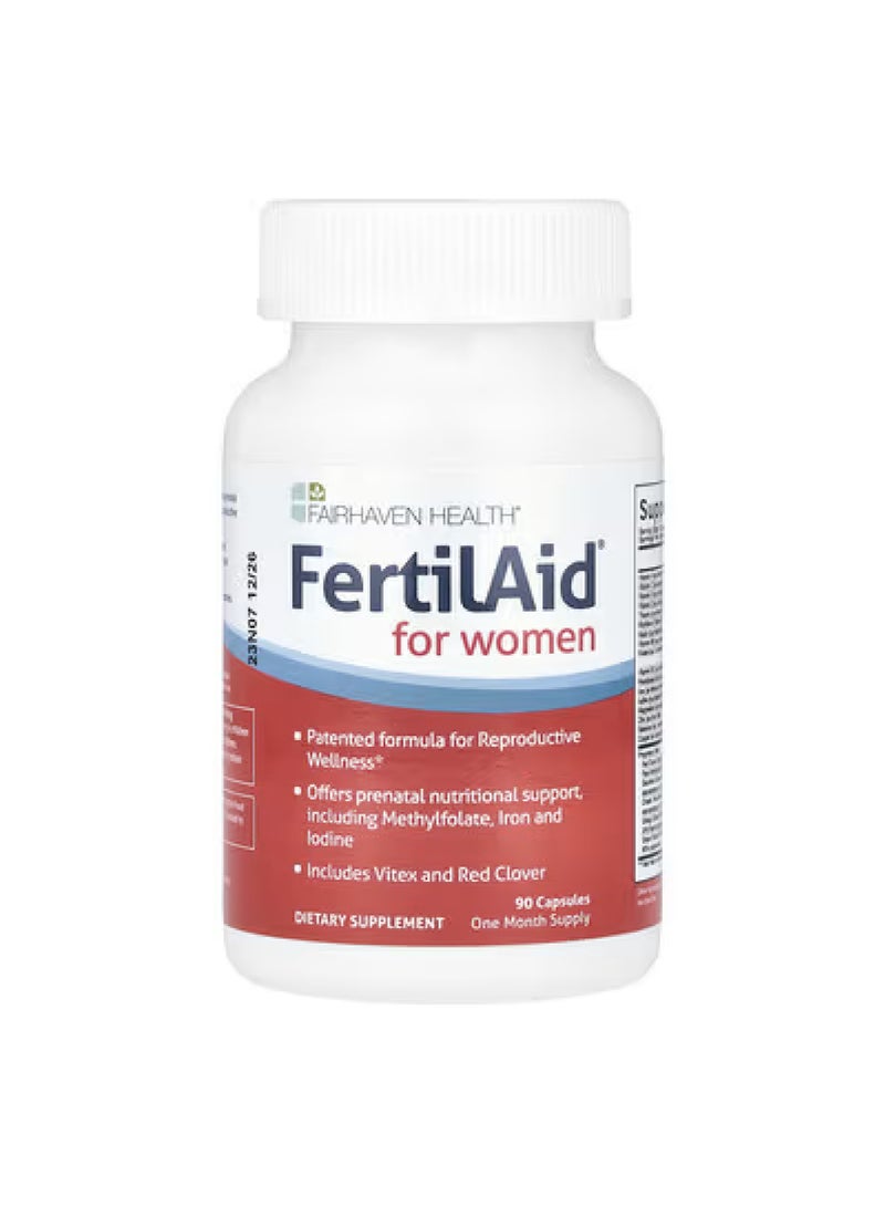 فايرهايفن هيلث FertilAid®‎ للنساء، 90 كبسولة - Image 2