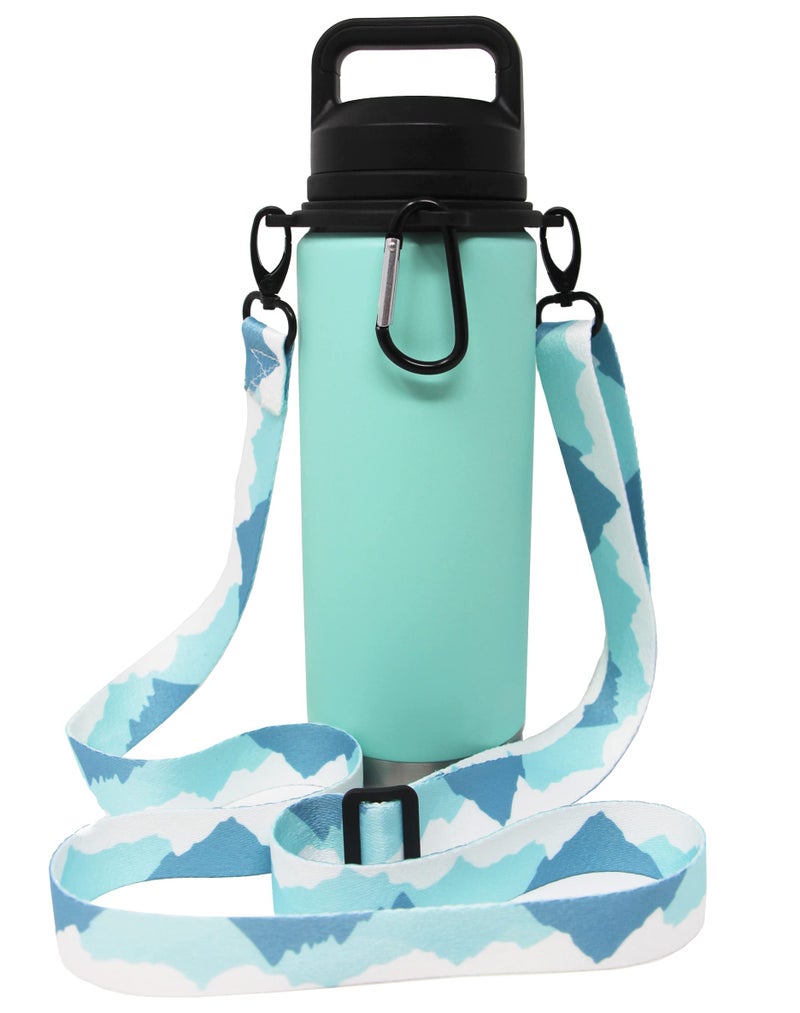 One MissionX One MissionX Bottle Sling for YETI Rambler Shoulder Strap Carrier for 64oz 46oz 36oz 26oz 1812oz Water Bottles Durable Accessories for Walking  Hiking Summit Rambler 12 18 26 36 46 64 oz
