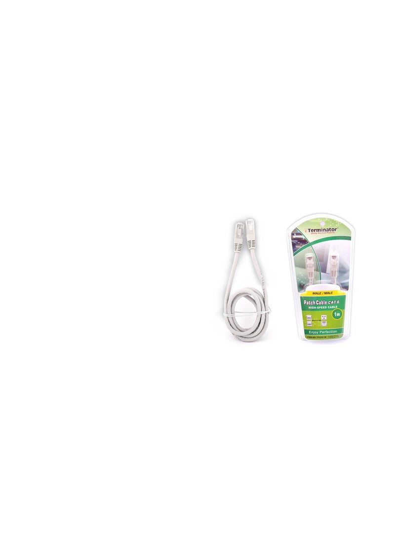 Terminator Terminator Patch Cord Cable Cat-6 1mtr 