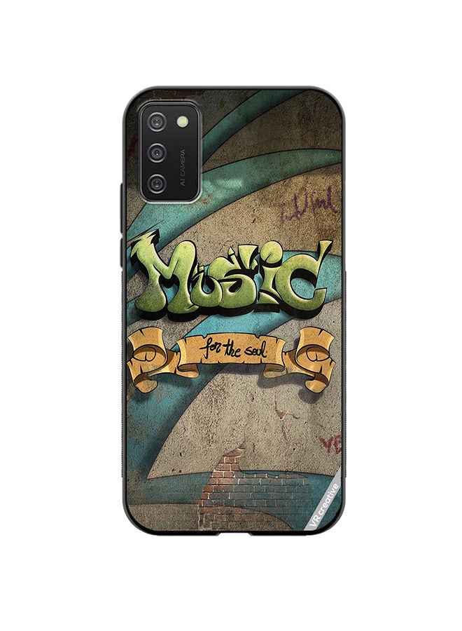 VR CREATIVE Protective Case Cover For Samsung Galaxy A03s Music For The Soul Design Multicolour - Image 1