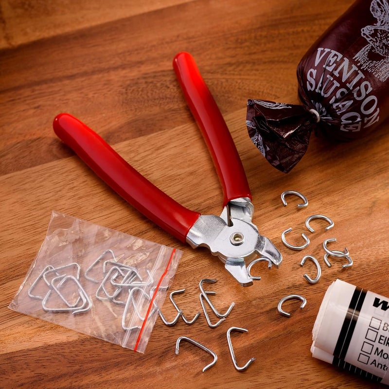 LEM Products Hog Ring Pliers Galvanized Steel Red - Image 2