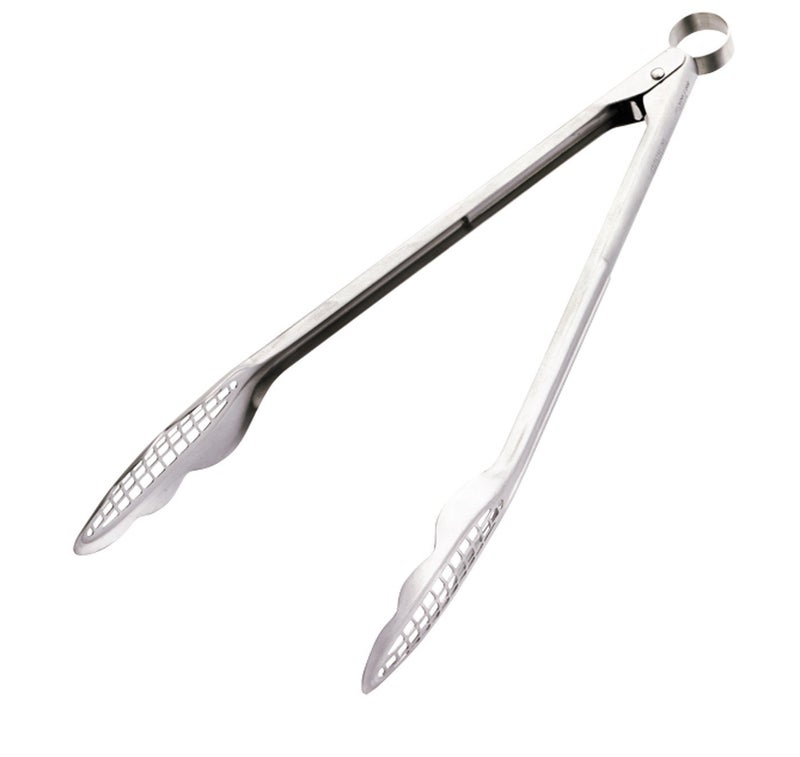 Cuisipro Stainless Steel Narrow GrillFry Tongs 1212Inch