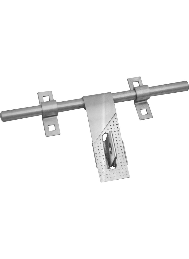 SMART SHOPHAR Smart Shophar Stainless Steel Cosmo Aldrop 12 Inches Silver Pack of 4 Sturdy and DurableQuick and Simple SetupSuitable for Security Doors  - Image 1