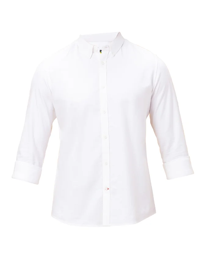 بيينغ هيومان Being Human White Slim Fit Shirt For Men