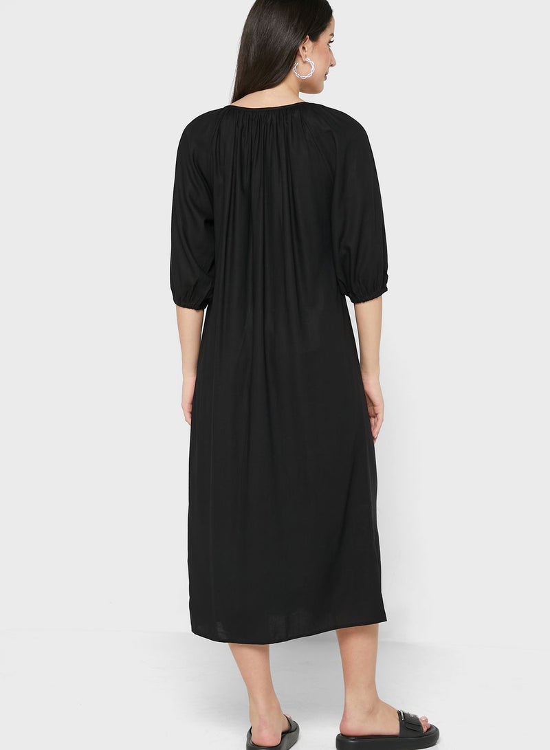 VERO MODA Button-Down Black Dress  - Image 2