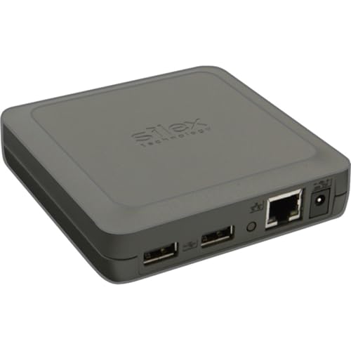 Silex Technology DS-510 USB to Gigabit Ethernet USB Device Server & AC Power Supply - Image 1