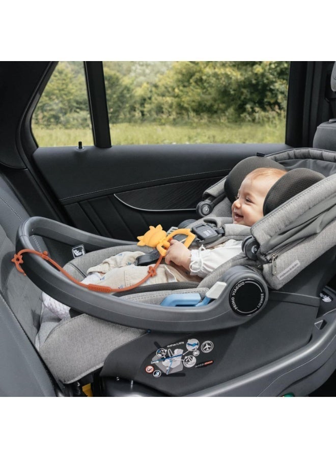 Toy Safety Straps for Baby, Pack of 4 Adjustable Stretchable Sippy Cup Straps, Sippy Bottles or Pacifier to Stroller, Highchair, Car Seat, Hanging Basket (4Pack, Clay/Gray x 2) - Image 5