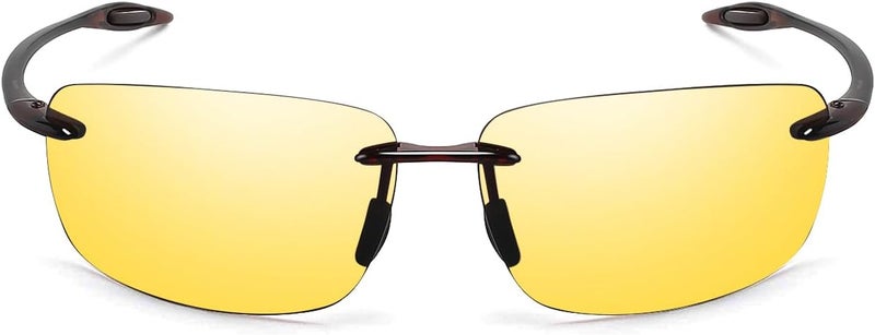 JULI Eyewear نظارات شمسية رياضية JULI للرجال والنساء إطار بدون حواف TR90 للجري وصيد الأسماك والجولف وركوب الأمواج والقيادة - Image 2