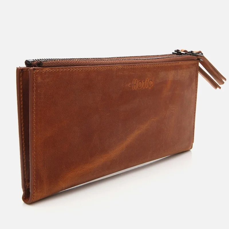 Hotiç 06CUH269180A370 Genuine Leather Tan Men's Wallet