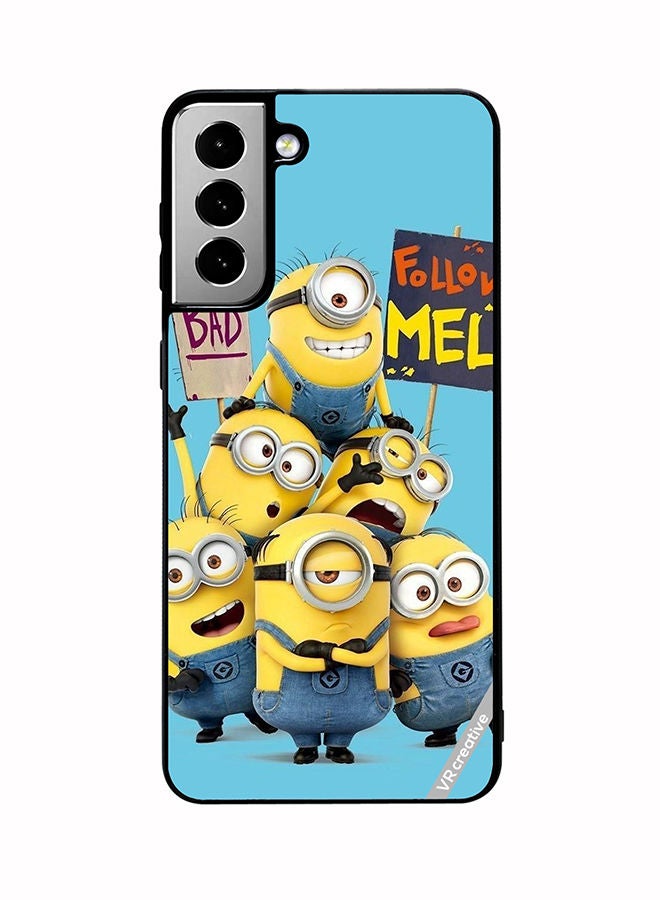 VR CREATIVE Protective Case Cover For Samsung Galaxy S21 FE 5G Be Bad Follow Mel Design Multicolour - Image 1