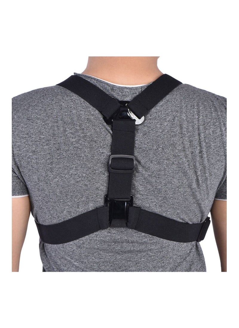 TELESIN - Telesin Chest Mount Strap Harness Chesty Body Mount Compatible With GoPro Hero 11 10 9 8 7 6 5 4 And DJI Osmo Action Cameras Chest Strap For Action Camera Durable And Strong - Image 1