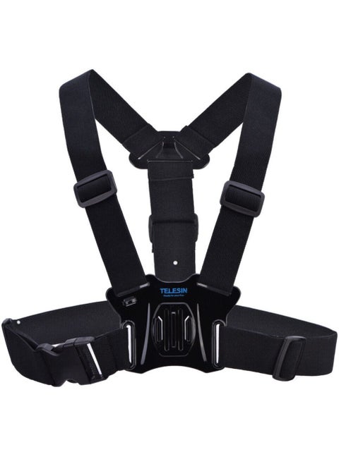 Telesin Chest Mount Strap Harness Chesty Body Mount Compatible With GoPro Hero 11 10 9 8 7 6 5 4 And DJI Osmo Action Cameras Chest Strap For Action Camera Durable And Strong