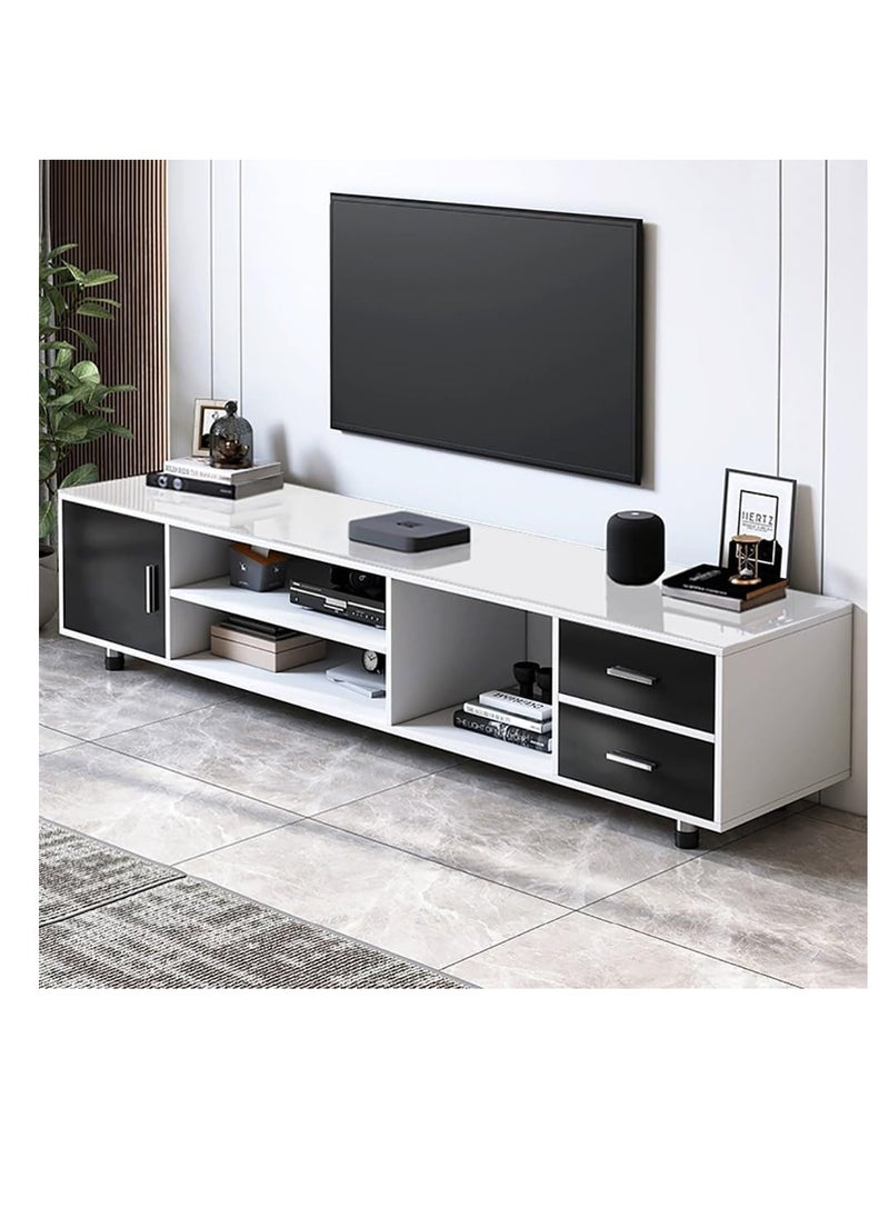 Furniture Factory TV Stand, Modern TV Cabinet, Simple TV Cabinet Stand, Morden TV Table for TV, Small Apartment Mini Floor Cabinet, Background Storage Cabinet（DSG015-140*30*40cm）  - Image 1