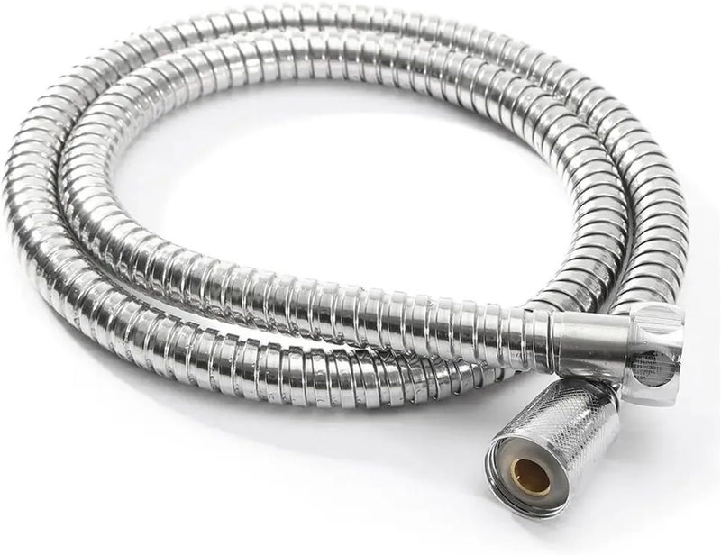 Shower Hose Flexible Stainless Steel Plumbing Hose Shower Head Tube Flexible Bathroom Pipe 1-1.5m Bath Accessories(1.0m) - Image 1