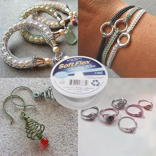 Soft Flex 21 Strand Beading Wire - Fine 0.14 Diameter - 30 Feet Design Wire - Satin Silver - Image 4
