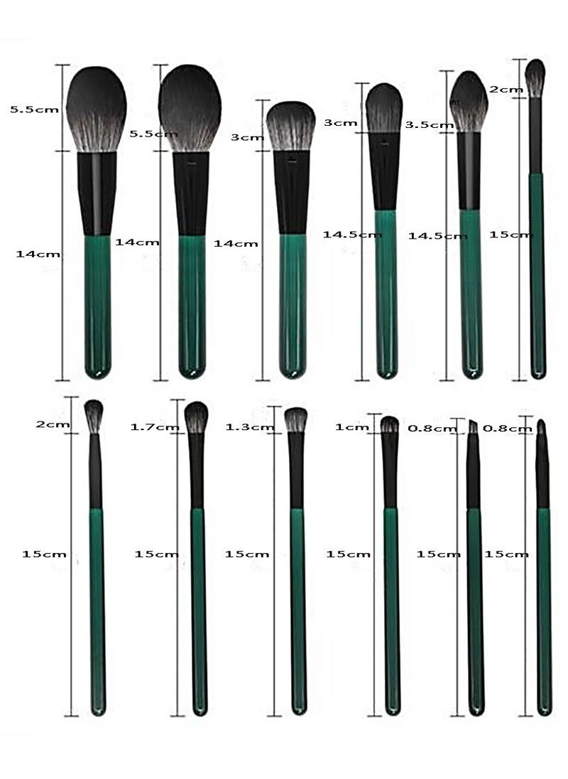 Deo King - 12-piece Makeup Brush Set - Image 1