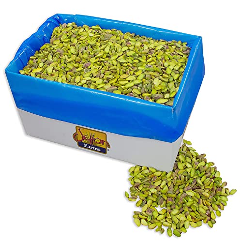 Setton Farms Premium California Raw Pistachio Halves, Bulk Pistachio Split Kernels, Bulk Raw Pistachio Pieces, 5lb Bulk Case, Chopped Pistachios for Baking and Cooking (Perfect for making Dubai Chocolate) - Image 1