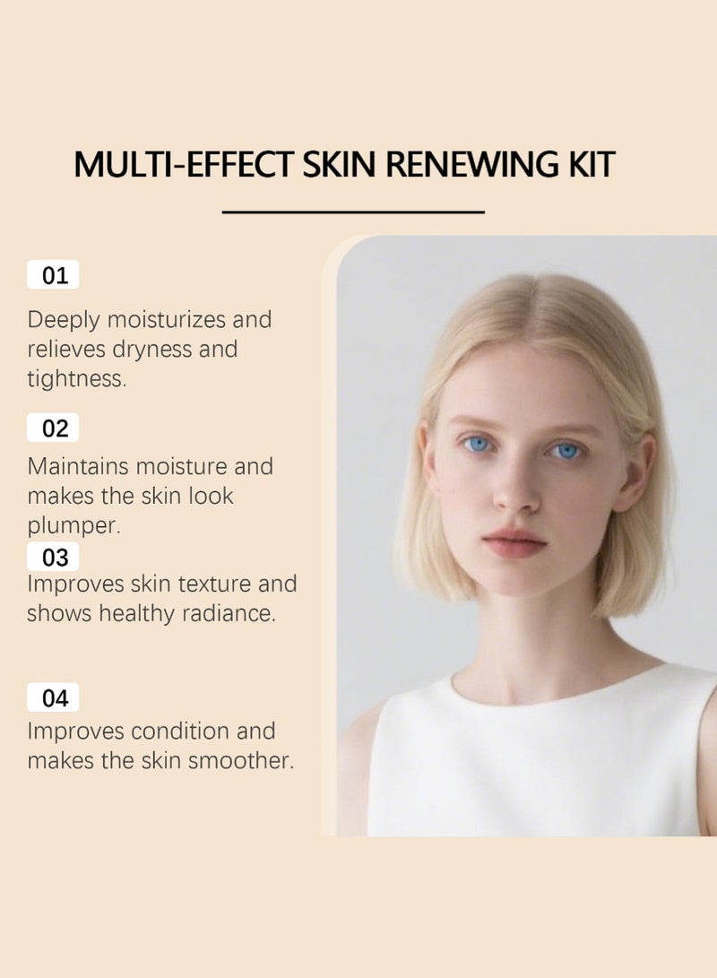 Selirxy Ultimate 4-in-1 Anti Aging Face Cream Set – Powerful Anti Wrinkles Treatment & Dark Circles Remover with Natural Face Scrub, Hydrating Night Cream & Protective Day Cream for Radiant, Youthful Skin | Hydrating Face Cream Set Smoothing Face Cream - Image 5