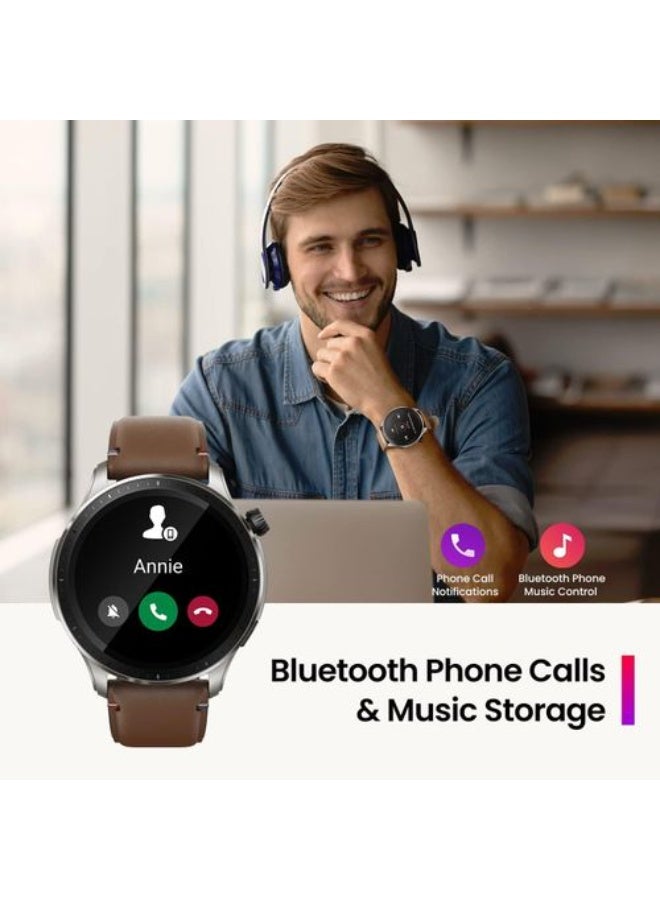Amazfit GTR 4 Smart Watch 46mm, Brown - Image 4