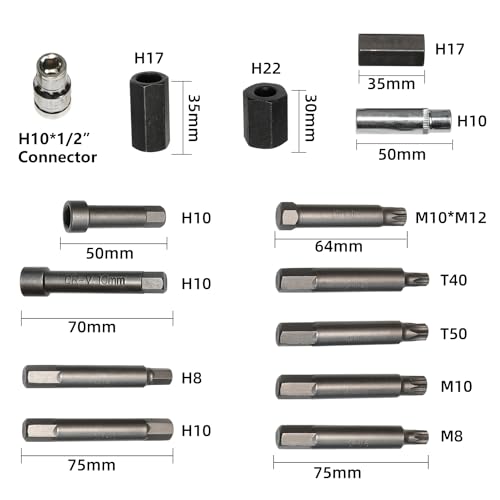 DPTOOL 30 Piece Alternator Pulley Remove Install Tool Kit Free Wheeling Pulley Remover Socket Drills Compatible with Ford Compatible with GM - Image 3