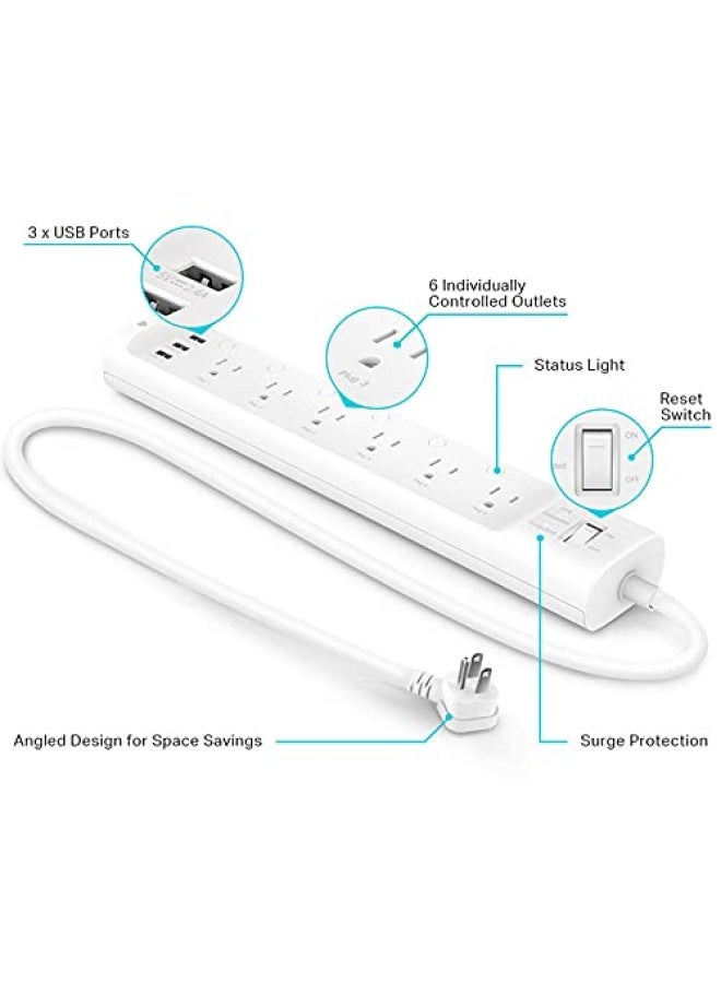 Kasa Smart TP-Link 6 مآخذ HS300 1 - Image 3