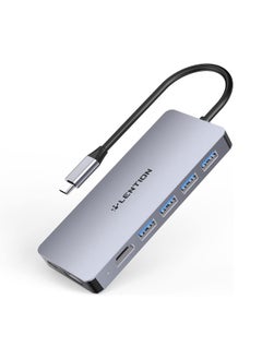 LENTION USB C Dual HDMI Hub with 4X USB 3.0, 2X 4K HDMI and 100W Type C Charging Adapter, Compatible with Thunderbolt 3 Ports Devices (CB-C45, Space Gray) - pzsku/Z68E7B2E12B41BD649C2EZ/45/_/1733907976/8ce79442-d712-44a9-ac1a-c3bc34e7a00c