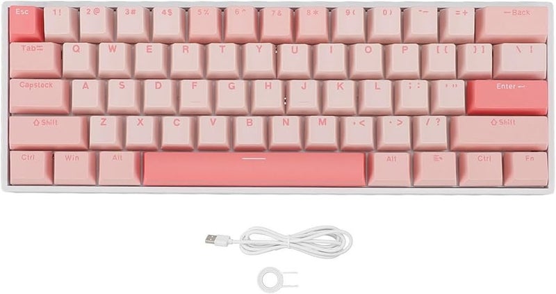 Yoidesu 61 Keys Blue Switch Mechanical Gaming Keyboard RGB Backlit USB C Wired - Image 1