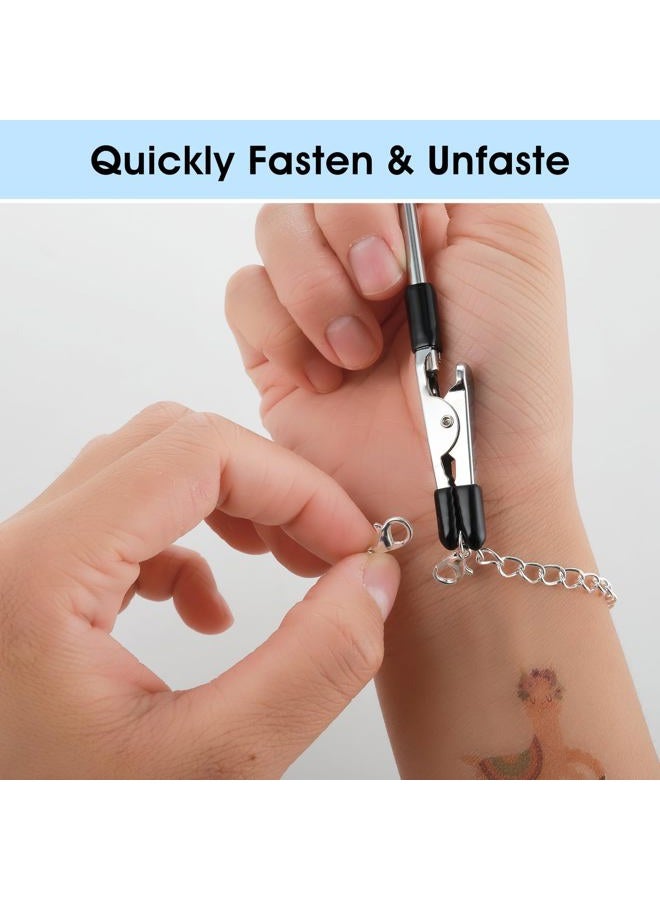 Amaxiu 3pcs Bracelet Helper - Fastener Jewelry Assistance Tool for Bracelet, Necklace, Watch Clasp, Ties, Zippers (Silver, Gold, Rose Gold) - Image 3