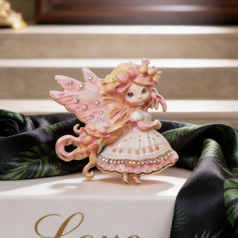 New Style Dreamy Fairy Tale Elf Brooch, Cute Cartoon Flower Fairy, Exquisite Niche Design, High-End Pin Brooch - Image 3