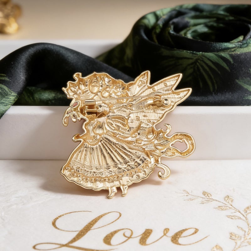 New Style Dreamy Fairy Tale Elf Brooch, Cute Cartoon Flower Fairy, Exquisite Niche Design, High-End Pin Brooch - Image 4