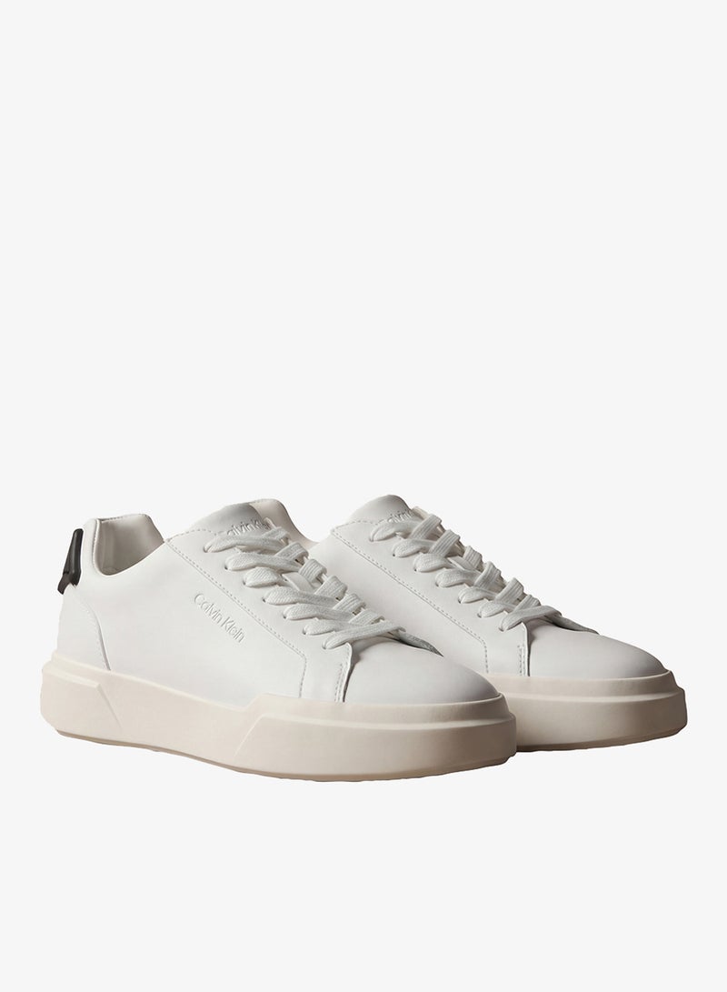CALVIN KLEIN Chunky Cupsole Leather Sneakers - Image 3