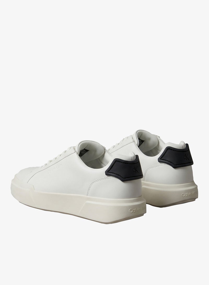 CALVIN KLEIN Chunky Cupsole Leather Sneakers - Image 4