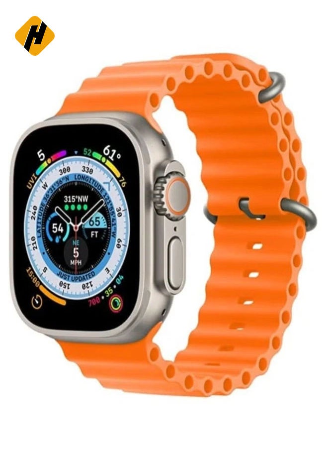 HuHa - Sport New Silicone Band Compatible with Apple Watch Ultra Ocean 42/44/45/49mm Strap for iWatch Series Ultra 8 7 6 5 SE - Image 1