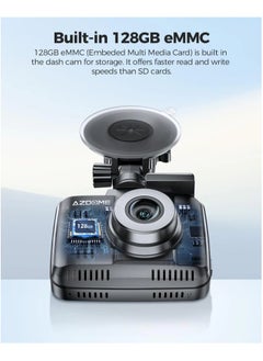 AZDOME 4K HDR Dash Cam GS63 Pro with Full-color Night Vision, 128GB eMMC, ADAS, 4K+1080P Dashcam Front and Rear, 5GHz WiFi GPS 24H Parking Mode  - Image 2