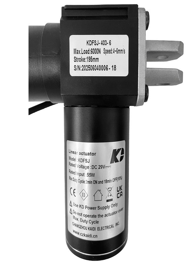 Kariwust Linear Actuator Kaidi Model KDFSJ-403-6 Power Recliner Lift Chairs Motor Replacement - Image 2
