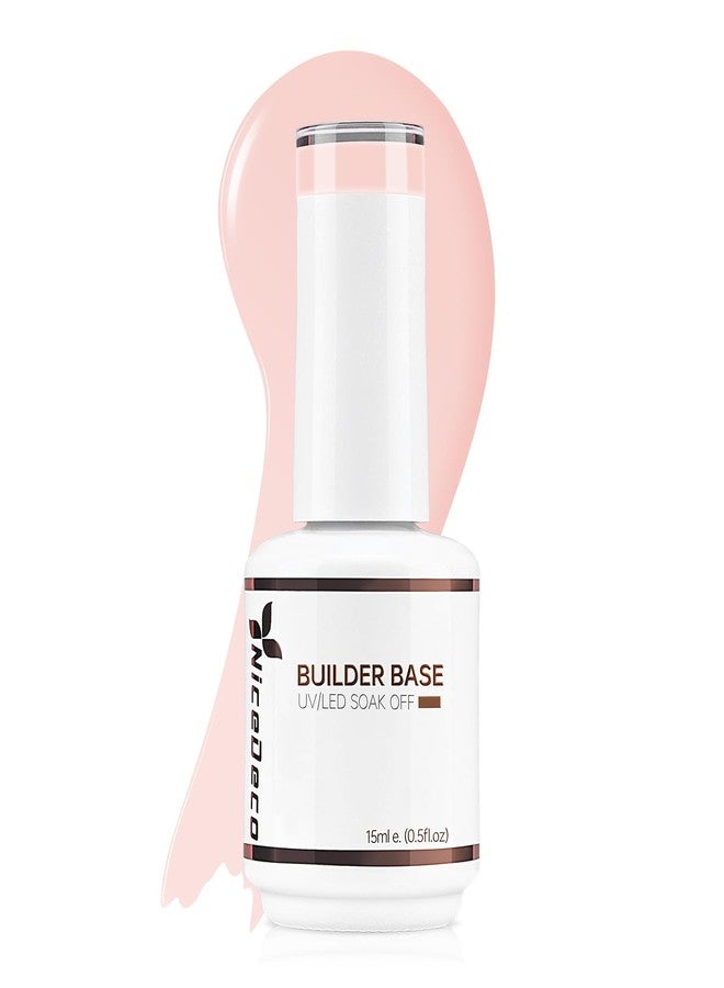 Nicedeco Builder Nail Gel 15ML 8 in 1 Base Gel Clear Polish Strengthener Hard Extension Gel for Nail Art Design-002 - Image 1