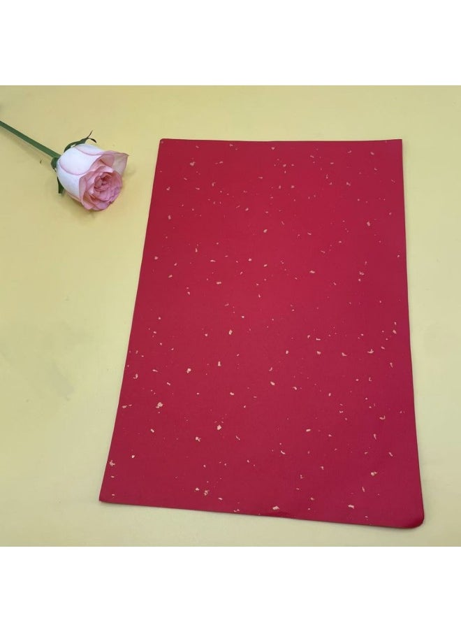 null - Movable Type Printing Tools A Full Set Of Diy Handmade Material Package Ink Kindergarten Traditional Chinese Learning Parent-child Activity Tools-Color:Red Rice Paper (20 Sheets) - Image 1