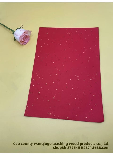 Movable Type Printing Tools A Full Set Of Diy Handmade Material Package Ink Kindergarten Traditional Chinese Learning Parent-child Activity Tools-Color:Red Rice Paper (20 Sheets)