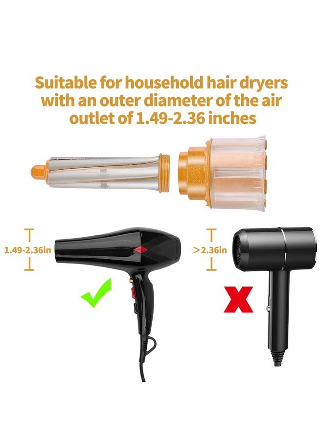 Aozzy - Universal Travel Diffuser Self Hair Curling Blow Dryer Attachment Airwrap Barrel Match Your Home Or Travel Hotel Blow Dryers Self Hair Curling Wand Bring You Bouncy Bold And Beautiful Curls - Image 1