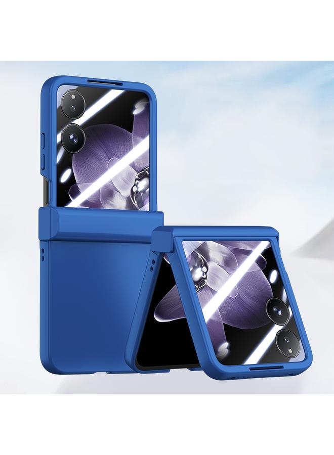 Case For Xiaomi Mix Flip Three Parts Integrated PC Skin Feel Shockproof Phone Case