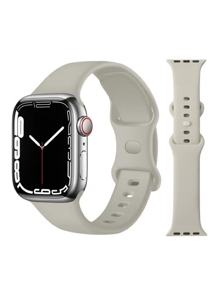 Zaboon Infinity Solid Silicone Replacement Band for Apple Watch 41/40/38mm Series 7/6/5/4/SE - Image 1