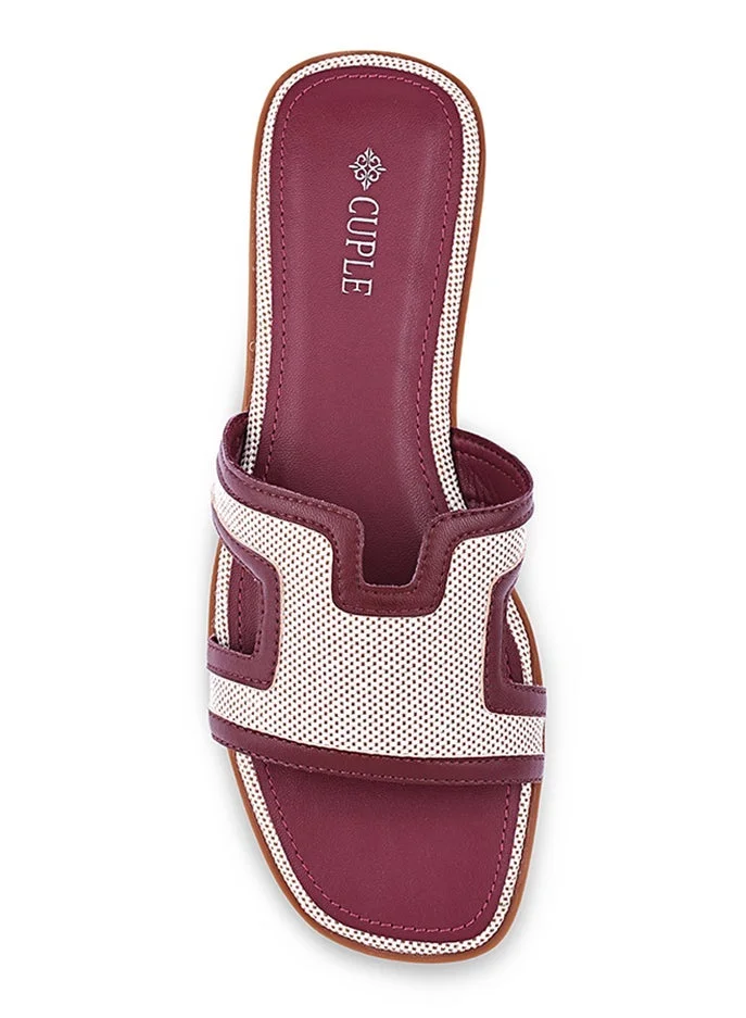 Casual flat slippers perfect for relaxed days.