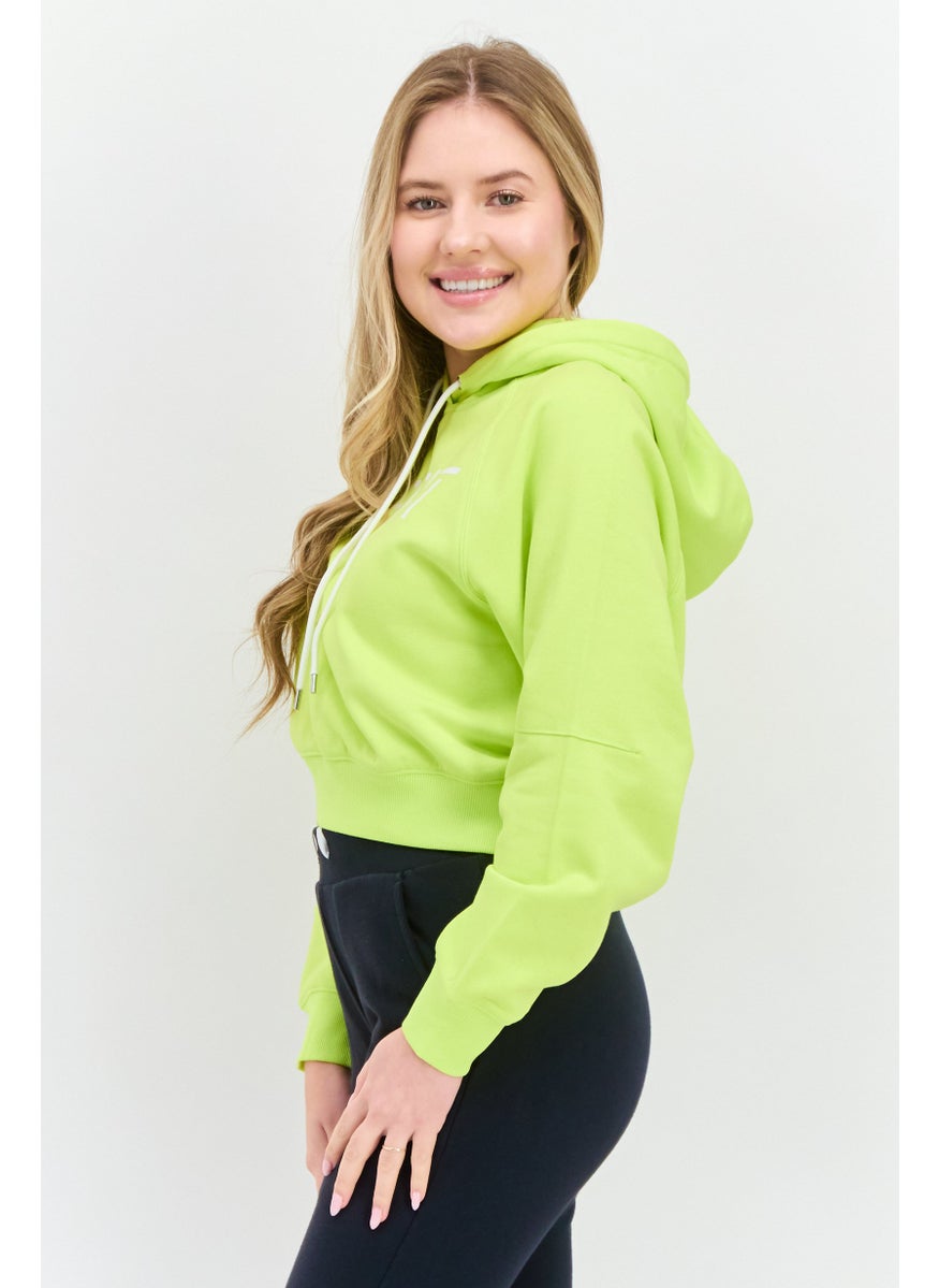 Women Hood Neck Brand Logo Hoodie, Lime - pzsku/Z68E891084E50436C18A0Z/45/_/1739110464/4a5ef963-9668-4f1f-9ca9-a1e72f67c3c8