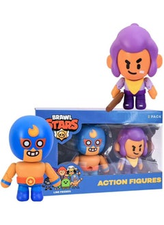 Brawl Stars S1 Action Figures 2 Pieces Set Multicolor  - Image 1
