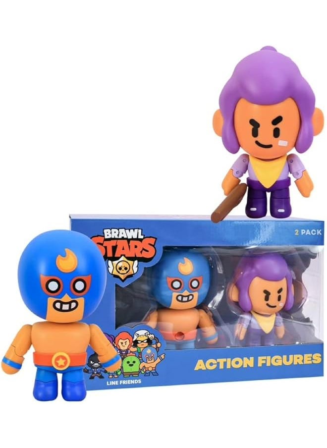 Brawl Stars - S1 Action Figures 2 Pieces Set Multicolor - Image 1