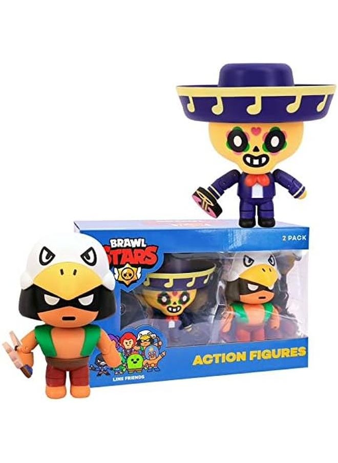 Brawl Stars - S1 Action Figures 2 Pieces Set Multicolor - Image 1