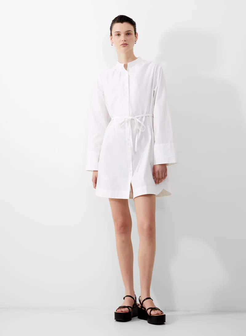 French Connection Alissa Cot Wide Sleeve Shirt Dress