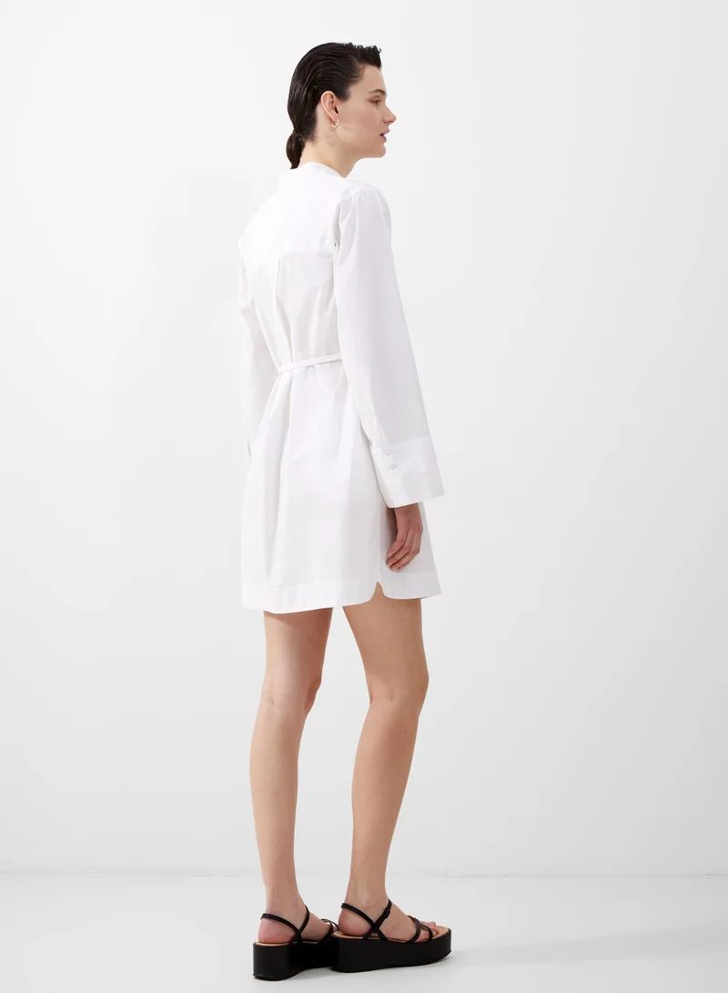 French Connection Alissa Cot Wide Sleeve Shirt Dress
