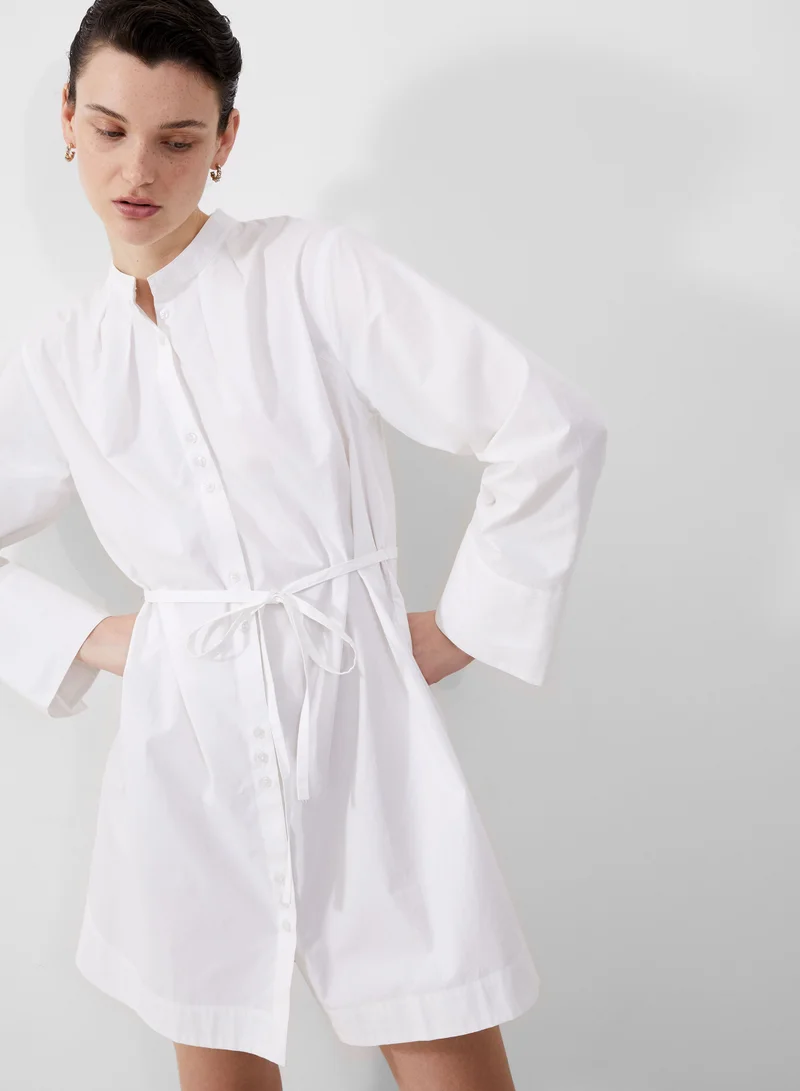 French Connection Alissa Cot Wide Sleeve Shirt Dress