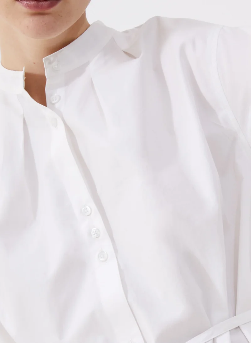 French Connection Alissa Cot Wide Sleeve Shirt Dress